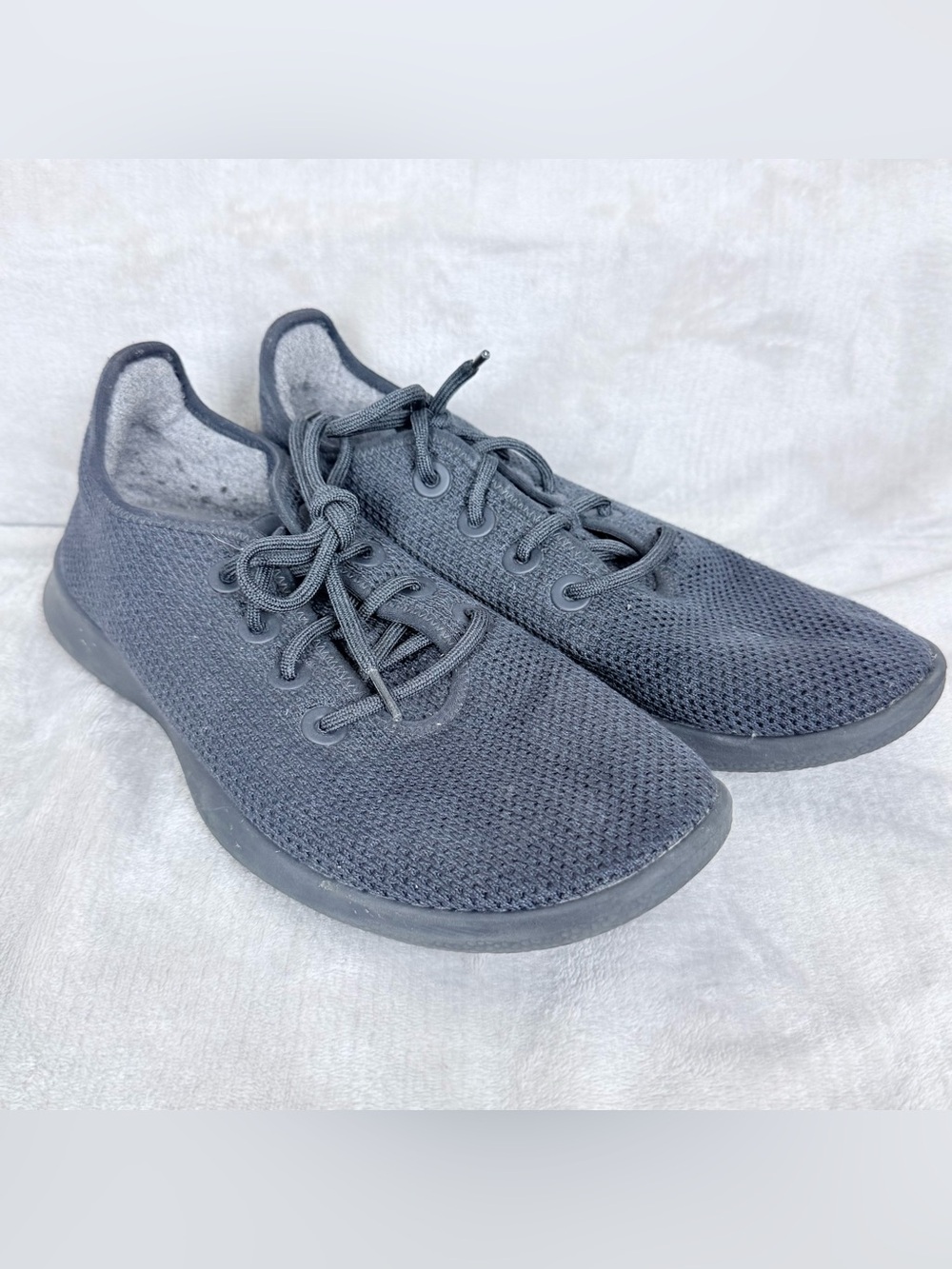 Allbirds Tree Runners Men’s Size 11 Black Knit Lightweight Sneakers Shoes